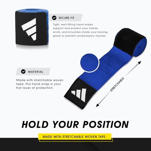 adidas Bandagen Boxing Crepe Bandage, blue, 2 x 450cm, adibp03 – Ansicht 3