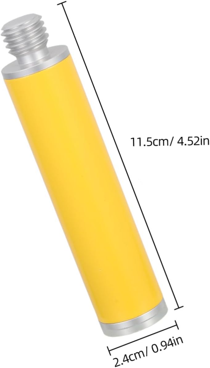 Zerodeko Extension Rod Aluminum Alloy with 5/8 Thread Interface, High Precision Measurement, Versatile Design, Sturdy Metal Extension Rod for Positioning and Survey for Surveying