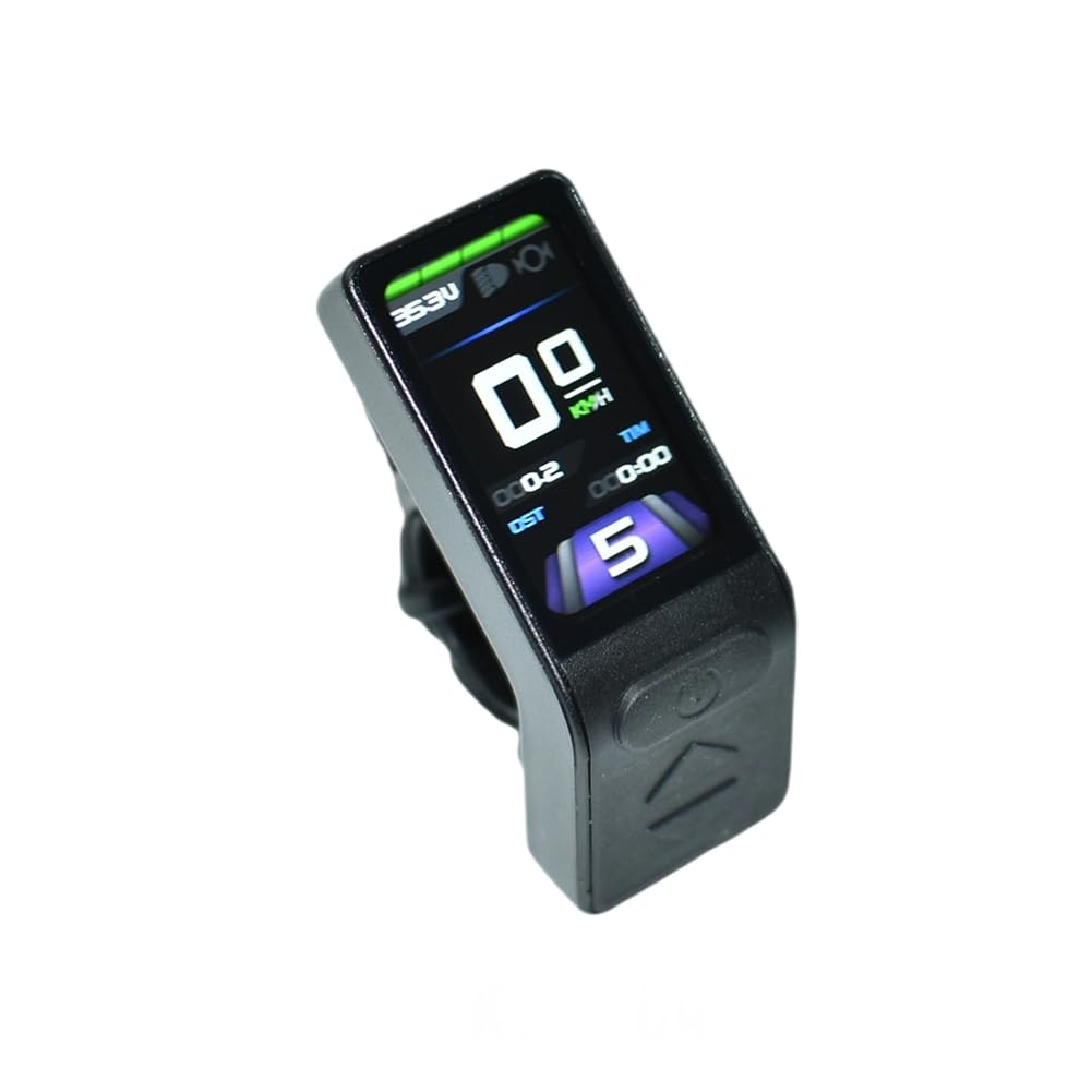 Pantalla TFT para Bicicleta Eléctrica KT TF04, Medidor de Velocidad, Protocolo Kunteng KT, Conector Impermeable de 24 V, 36 V y 48 V.