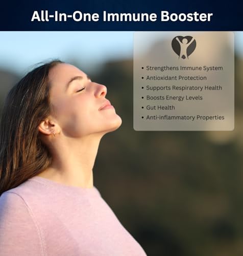 Immune Defence Support 14 in 1, Vitamin C D B, Zinc, Selenium, Elderberry, Probiotics, Turmeric, Ginger Immunity System Booster Adults – 60 caps UK - Image 6