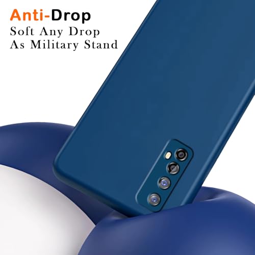 Image of JOTECH Back Case Cover for Realme 7 | Full Camera Protection | Soft TPU Flexible Shockproof Mobile Back Cover -Blue