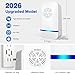 FTOTL 2026 Upgrade Ultrasonic Repeller & Insect Indoor Repeller 6 Pack, Plug-in Pest Control for Mice, Roaches, Spiders, Mosquitoes & Flies, Safe for Kids and Pets