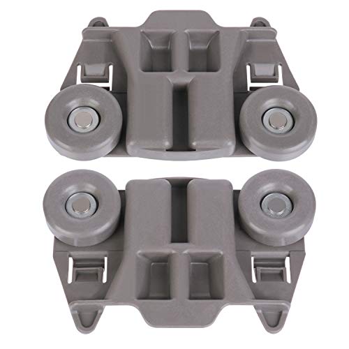 [UPGRADED] W10195417 New Replacement Part for Lower Dishwasher Wheel– Exact Fit For Whirlpool Kenmore Dishwasher - Enhanced Durability with Steel Screws - PACK OF 4 - Thumbnail 4
