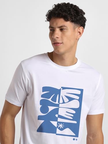 Image of Nobero 100% Cotton T Shirts for Men Stylish | Regular Fit | Graphic Printed T Shirts for Men 180 GSM Combed Cotton | Round Neck Half Sleeve | Pack of 3