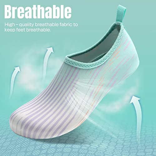 Image of YALOX Water Shoes Women's Men's Outdoor Beach Swimming Aqua Socks Quick-Dry Barefoot Shoes Surfing Yoga Pool Exercise