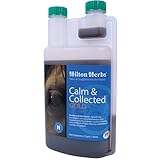 Hilton Herbs Calm and Collected Gold Liquid Herbal Supplement for Nervous/Agitated Horses, 2.1pt Bottle