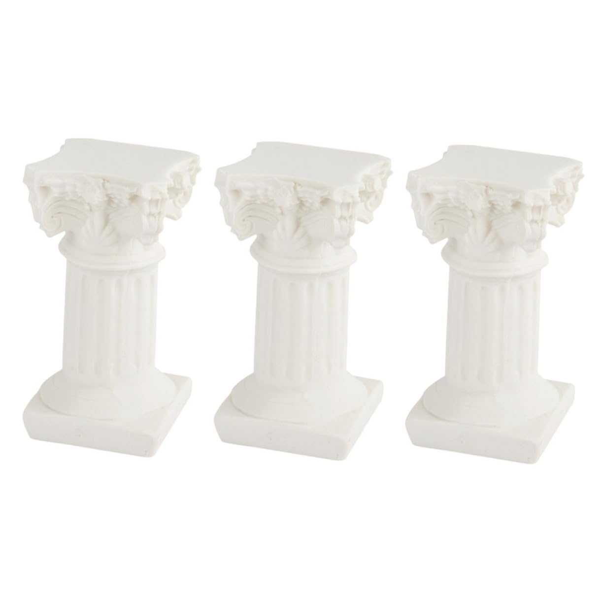 6 Pcs mini style huverbordes for kids kiddikap Roman pillar decoration Sand table ornament greek statue decor miniture decoration mini pillars miniature pillars pet decorate bonsai