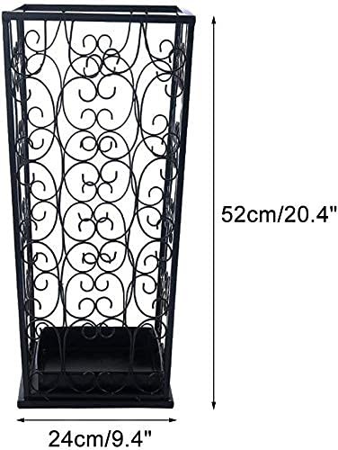 Porte-parapluie vintage en métal avec support intégré - 3