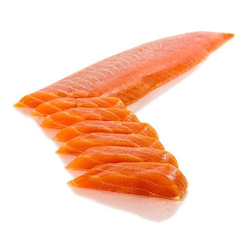 Schottischer Räucherlachs, Rücken Filet, lang und schmal, ungeschnitten, ca.500g