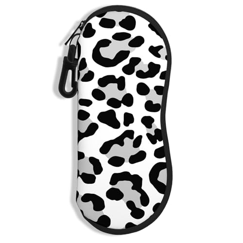 Image of Sunglasses Soft Case, Ultra Light Portable Neoprene Zipper Glasses Case for Men Women