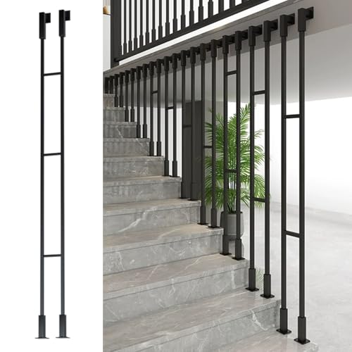 Balustres dorés personnalisables d'escalier haut de gamme style design et chic 188cm