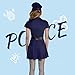 XXLOG Cop Costume Women - Adult Police Costume Women for Dress Party Cosplay, Female Police Officer Uniform S