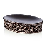 Essentra Home Bronze Soap/Sponge Dish Tray for Bathroom