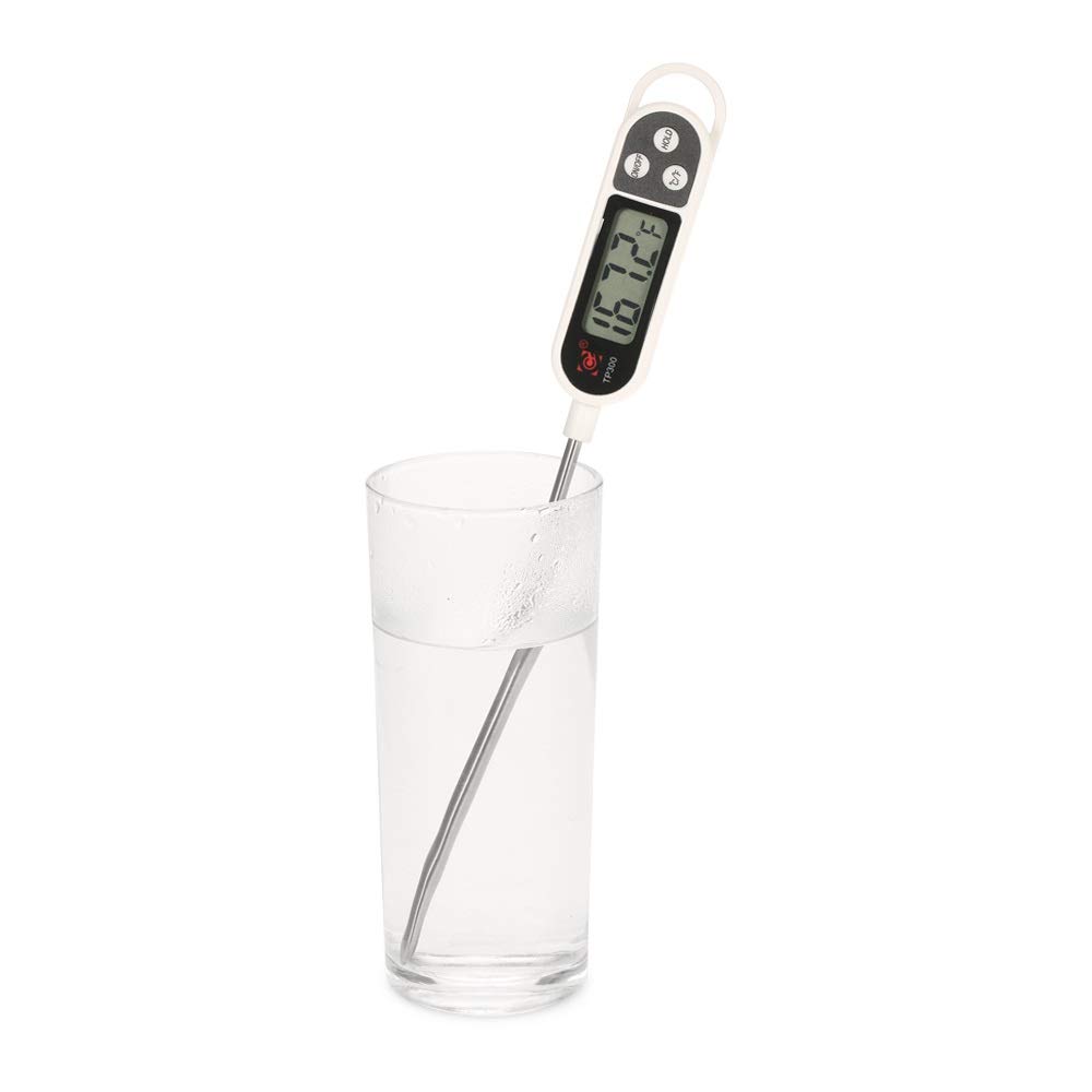 Funkcja zatrzymania danych Termometr do piekarnika Cyfrowy Mini termometr do żywności do kuchni -50C-300C Mięso do grillowania Tester temperatury gotowania