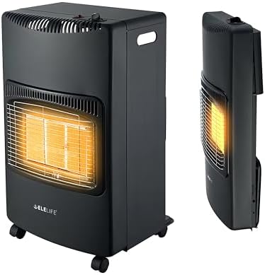 Propane Radiant heater, 18,000 BTU Warm Area up to 450 sq. ft, Suitable for 20lb 30lb Propane.Portable LP Gas Heater for Garages, Workshops and Construction Sites (Foldable)