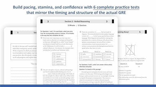 Image of GRE Complete Prep Set 2026: Practice Tests, Verbal & Quantitative Practice Questions, 1700+ Questions, Full-Length Tests, Timed Practice & Detailed Explanations - Set of 3 Books