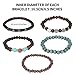Mikovivi 5pcs Life Tree Beaded Bracelets for Women, Multilayer Boho Bracelets Stackable Handmade Wood & Alloy Bead Elastic Bracelet Jewelry Gifts for Women Men