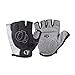 ZLKZZQ 1 Paire Gel Demi-Doigt Gants de Cyclisme Anti-dérapant Anti-Transpiration vélo Gauche-Droite Gants Anti-Choc VTT vélo de Route Gants de Sport-Gray-XXL