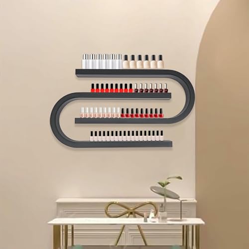 Vitrina para pintalabios y cosméticos metálica que optimiza el espacio 5