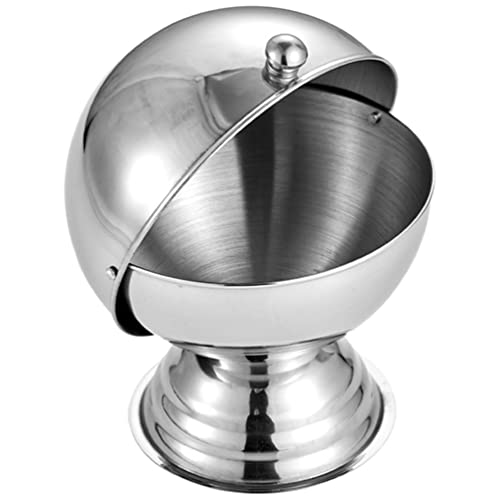 GANAZONO Sugar Holder Sugar Bowl with Roll Stainless Steel Sugar Cube Holder Sugar Container for Serving Sugar Cubes Candy Jar Mints Holder Bowl for Home Kitchen Sugar Packet Holder