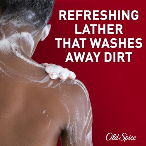 Image of Old Spice Refreshing Body Wash for Men, 3X Defense, 24 /7 Shower Fresh with Long Lasting Scent, Red Collection, Aqua Reef with Cypress Scent, 24 oz