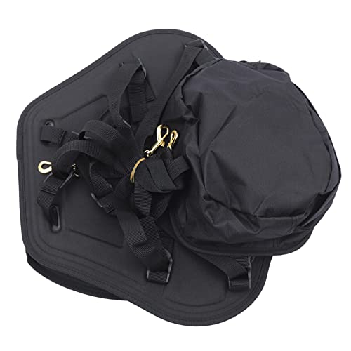 Kayak Seat, Deluxe Padded Fishing Boat Seat Deluxe Sit-On-Top Canoe Seat Cushioned - Comfortable Backrest Support Universal Sit with Adjustable Back Strap