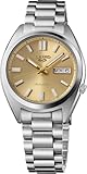 SEIKO SRLP59 5 Sports Men's Automatic Watch with Stainless Steel Case and Luminous Hands - Stylish Wrist Watches, Gold
