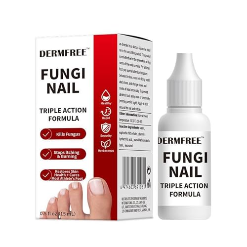 Toenail Fungus Treatment Extra Strength,Antifungal Solution for Toenail or Fingernail,Triple Action Formula for Remove Fungal, Repair and Renewal Damaged Nails,1.5 Fl Oz