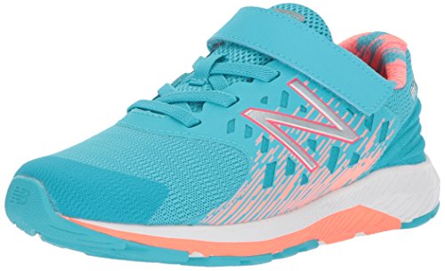 New Balance Unisex-Baby FuelCore Urge V2 Running Shoe, Ozone Blue/Vivid Coral, 2.5 W US Little Kid
