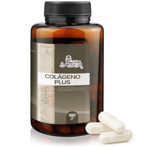 Colágeno Aurica 180 cápsulas para mejorar la flexibilidad articular y fortalecer los huesos