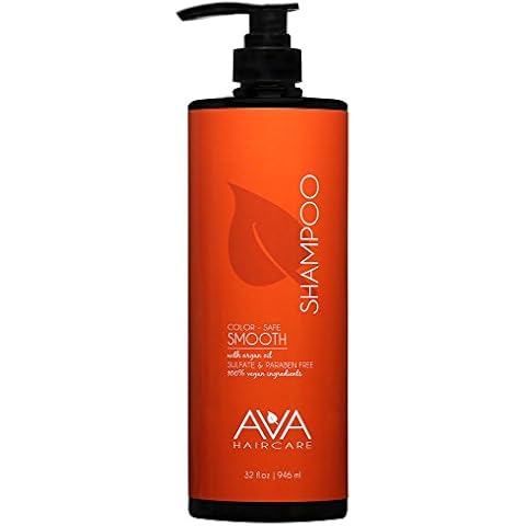 Smooth Shampoo - Vegan, Sulphate Free, Paraben Free, Cruelty Free (33oz). Cover