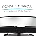 Baby Car Mirror Most Stable Backseat Mirror with Premium Matte Finish,Ultra High Definition PMMA Material, Secure and Shatterproof,Black