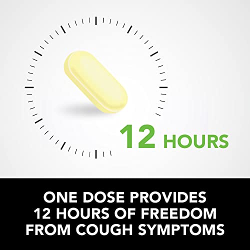 Robitussin Tablet 12 Hour Cough And Mucus Relief Extended-Release, Controls Cough, Thins And Loosens Mucus, Alcohol Free, 1 Tablet Every 12 Hours, 8 Count #TOP1