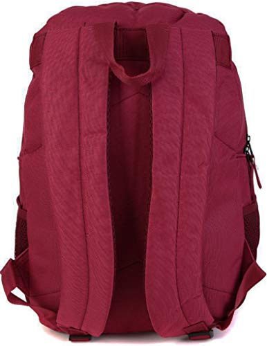 Mochila Bolsa Vermelho Escolar Juvenil Adulto Masculina Feminina Impermeável Grande Denlex Alça De C