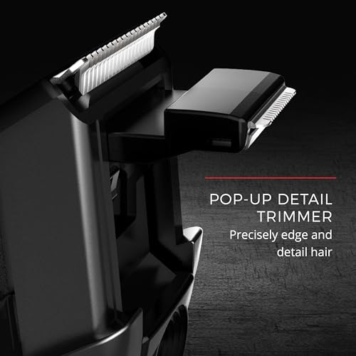 Remington Beard Trimmer for Men, Cordless Groomer, Ceramic-Coated Blades, Adjustable Zoom Wheel (1–18mm), 9 Length Settings, Pop-Up Detail Trimmer, Rechargeable by Remington - Image 2