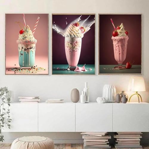 Toile avec desserts gourmands éveille les sens et apporte de la douceur à votre maison