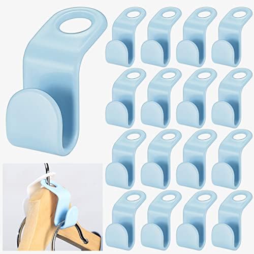 65 Pcs Clothes Hanger Connector Hooks, Space Saver Hangers, Space