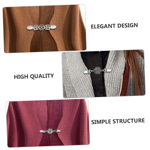 Pinzas de chal Gatuida en aleación premium: broches decorativos para ropa de mujer 7