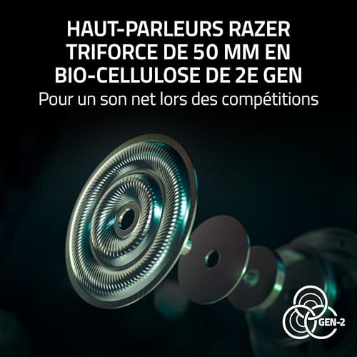 Razer BlackShark V3 Pro 2XKO Edition Casque sans Fil pour e Sport avec ANC Réduction Active du Bruit Haut parleurs Triforce 50 mm HyperSpeed 2 4 GHz et Bluetooth XboxPC | 2XKO - vue 6