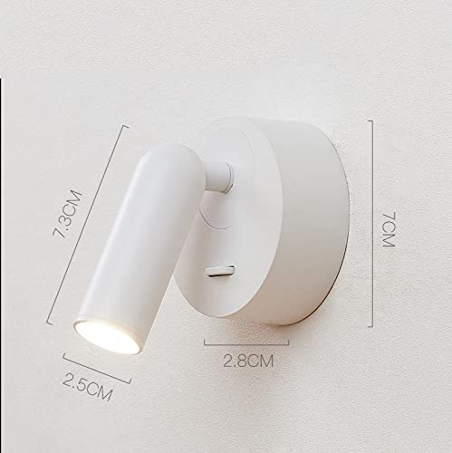 Applique murale moderne à LED noire pour lecture de chevet - 7