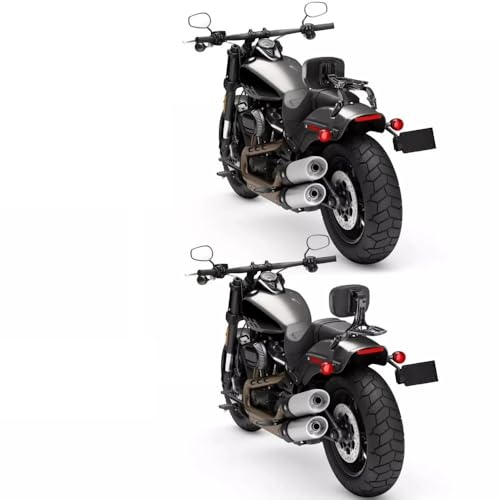 Conducteur sans douleur : dossier arrière de moto réglable Fat Bob FXFB - 5