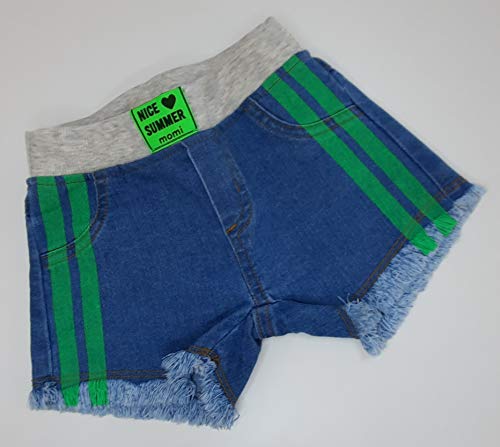 SHORTS JEANS INFANTIL MENINA MOMI VERÃO J3007 CRIANÇA (3)