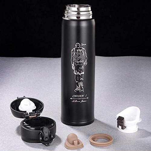 Basketball Player Star Fans Travel Stainless Steel Mug Student Sport Thermos Cup Vacuum Insulation Cup Water Bottle For Men Women (Kobe) #TOP2