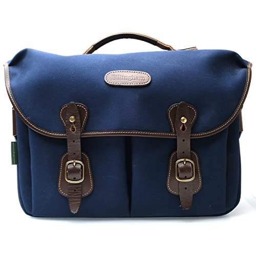 Billingham Hadley Digital Fototasche – Segeltuch Marineblau Mit Lederakzenten, Für Kamera & Laptop