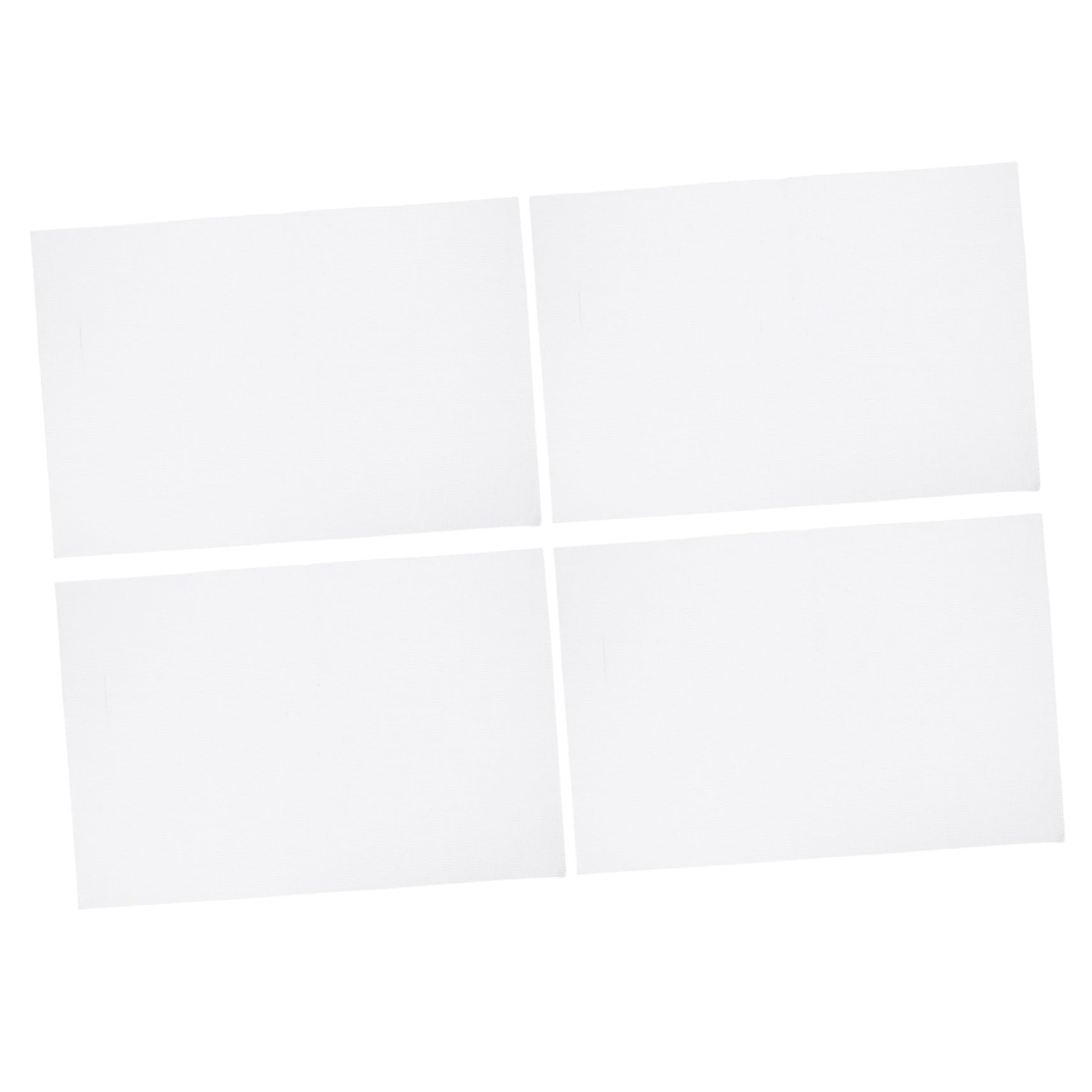 BEBEMOKO 4pcs Cross Stitch Embroidery Cloth 11 Count Fabric 12x18 Inches Cotton for DIY Crafts Decorative Projects