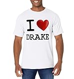 I Love DRAKE Heart Name T Shirt Gift