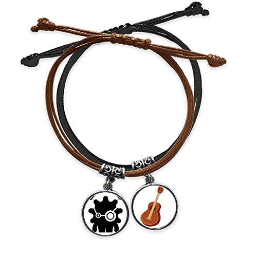 Pulsera Alien DIYthinker el regalo original de cuero y guitarra para melómanos