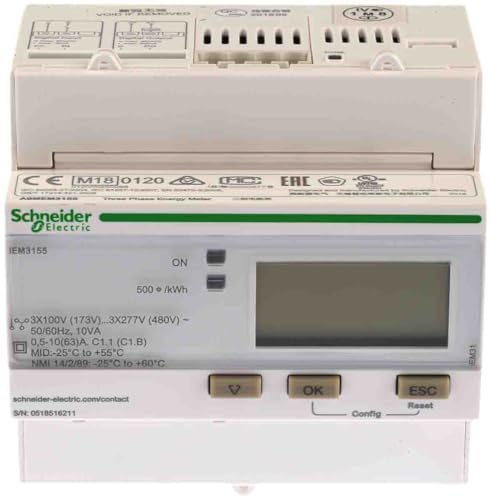 Medidor iEM3155 Modbus MID 63A pour un suivi d'énergie ultra précis