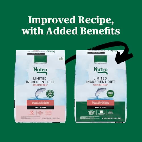 Image of Nutro Limited Ingredient Diet Dry Dog Food, Salmon & Lentils, 22 lb