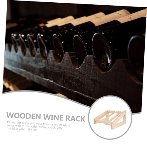 Soporte de madera para botellas de vino miniatura 7